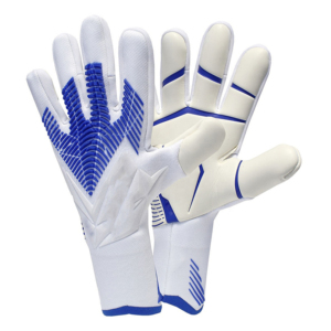 ถุงมือผู้รักษาประตูฟุตบอลแบบเต็มนิ้ว นำเข้า คุณภาพดี ราคาถูก ปรับแต่งได้ตามต้องการ OEM ระบายอากาศได้ดี ไม่ลื่น - Product Image 1