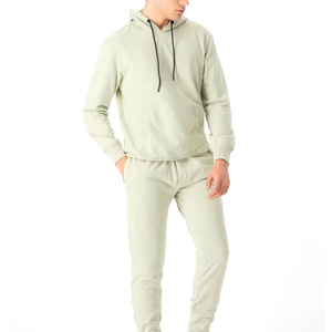 Unisex Custom Men's <b>Pullover</b> <b>Jumper</b> Sweatpants and Hoodie Set Printed Casual Tracksuits for Winter Workout with OEM ODM - Product Image 1