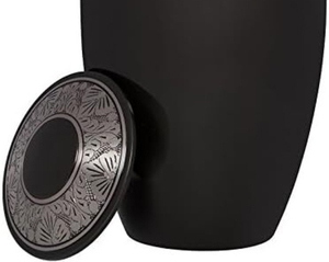 Urnas funerarias decorativas de latón negro para adultos, urnas hechas a mano para entierro de hombres y mujeres, urnas funerarias de alta calidad - Product Image 6