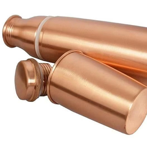Premium <b>Copper</b> <b>Drinking</b> <b>Bottle</b> Elegant Dining Table Drinkware for Restaurants Events and Hospitality Service - Product Image 1