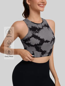 Women's Four-Way Stretch <b>Yoga</b> Vest Adjusted Strap High Waist Full Length Spandex Polyester <b>Pilates</b> Fitness Solid Lightweight - Product Image 2
