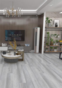 Carrelages de sol en pvc de luxe imperméable à l'eau en pur matériau vierge Revêtement de sol en vinyle Revêtement de sol SPC pour l'intérieur - Product Image 4