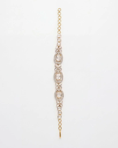Pulsera de Diamantes Estilo Polki, Elegante y con un Toque Caprichoso, con Piedras Brillantes Delicadas - Product Image 1