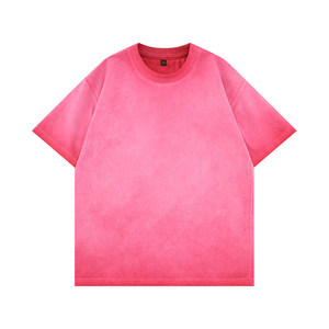 T-shirt à manches courtes pour homme, col rond, imprimé par transfert thermique, coupe ample, décontracté, coupe régulière, 230g, lavable en machine, jersey en coton - Product Image 3