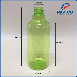 PET Cosmetic 250ml Pavico Lotion Pump Cylinder Heat Transfer Printing OEM / ODM <b>Plastic</b> Bottles In <b>Plastic</b> <b>Packaging</b> - Product Image 2