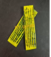 Couteau rectangulaire écologique d'inspiration naturelle en os de chameau jaune, manche sculpté à la main, qualité supérieure