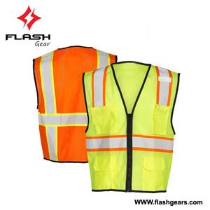 Gilet de sécurité en maille réfléchissante haute visibilité avec poches Gilet de sécurité imperméable pour la construction routière - Product Image 6