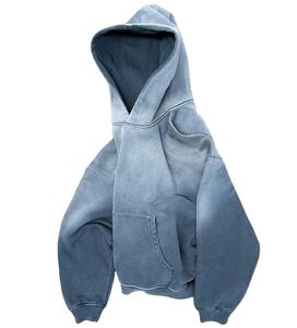 Nouveauté : Sweat à capuche délavé à l'acide pour homme, design optimal, fabrication OEM, en coton, disponible dans toutes les couleurs et tailles - Product Image 2