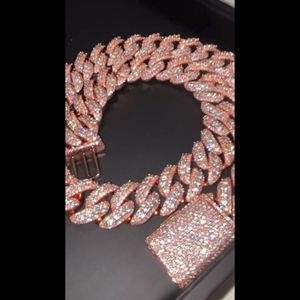 Chaîne cubaine Iced Jewelz de qualité supérieure, 16 mm, en moissanite VVS, style hip-hop Miami - Product Image 4