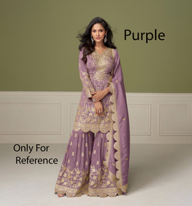Meilleures ventes Robe longue en Georgette Anarkali de style indien traditionnel avec le créateur Dupatta pour femmes Belle robe de soirée - Product Image 1