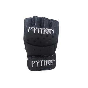 Gants d'entraînement MMA Demi-doigts en cuir pour fermeture Léger Respirant Ajustement universel - Product Image 6
