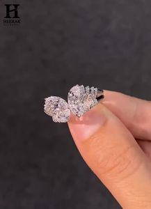 Luxury Pear Cut Lab Grown <b>Diamond</b> Wrap Statement Engagement <b>Ring</b> for Women Fine Jewellery - Product Image 6