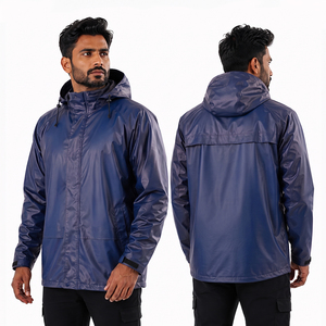 <b>Lightweight</b> Stand Collar <b>Men's</b> <b>Jackets</b> Casual Outdoor Winter <b>Jacket</b> <b>Men</b> Windproof Waterproof Custom logo <b>Rain</b> Coat - Product Image 2