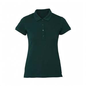 Regular Length Summer <b>Women's</b> Plus Size Solid Color Custom <b>Polo</b> Shirts Short Sleeve Slim Fit Stylish <b>Polo</b> Shirt For <b>Women</b> - Product Image 1