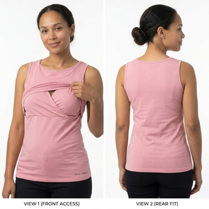 Camiseta de Maternidad para Mujer, Camiseta sin Mangas para Lactancia, Doble Capa, Sin Mangas, para Embarazo, Camisetas de Lactancia para Mujer - Product Image 3