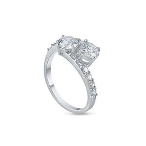 แหวนหมั้นเพชรพู่2เม็ด - Product Image 6