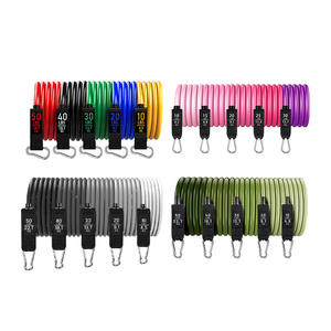 Cinturón Elástico de TPE de Múltiples Resistencias, Expansor de Fitness, Dispositivo de Entrenamiento para Músculos Pectorales y Brazos, Cuerda de Tensión Tipo Lazo, Bandas de Ejercicio - Product Image 1