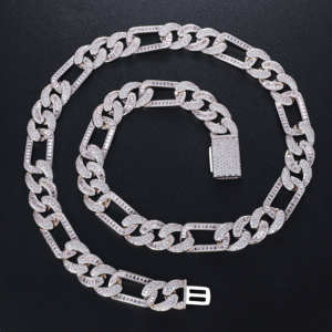 Cadenas de Hip Hop para Hombre, Collar con Diamantes, Totalmente Cubierto de Diamantes - Product Image 4