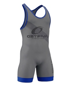 Custom Design GYM Weightlifting Wrestling Singlet Powerlifting Stretch Durable Seamless Fusing Wholesale Rate - Product Image 1