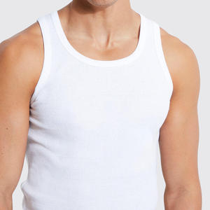 High Quality <b>men</b> summer <b>vest</b> 100% Cotton Acid Wash Casual Custom <b>Men</b> and Sleeveless breathable tank Top Plus Size <b>men</b> tank top - Product Image 5