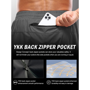 Pantalones cortos deportivos de algodón pesado de 440 g para hombre al por mayor, shorts deportivos rectos de malla con cordón para hombre, estilo urbano - Product Image 4