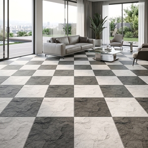 400x400mm 12mm Thick Solid Porcelain Exterior <b>Floor</b> Tiles Anti-Slip <b>Matte</b> Finish Heavy Duty for Villa & Hotel Use - Product Image 3