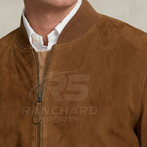 Premium Quality Urban Style <b>Mens</b> <b>Suede</b> Leather <b>Jacket</b> Soft Premium Slim Fit Casual Winter Fashion Apparel - Product Image 5