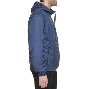 Veste de pluie tendance pour homme pour la collection hiver, 100% polyester, logo brodé personnalisé, design à capuche, créez votre propre logo - Product Image 5