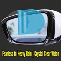Film universel anti-pluie pour rétroviseur de voiture, anti-buée, anti-éblouissement, protection HD avec revêtement nano, autocollant imperméable pour rétroviseurs automobiles