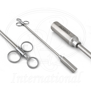 Pistola Aplicadora de Bolus de Acero Inoxidable para Cabras y Ovejas, Cabezal Metálico, Tamaño de la Copa 25 x 80 mm, Longitud 17 Pulgadas, Aplicador de Bolus, Empujador de Píldoras - Product Image 2