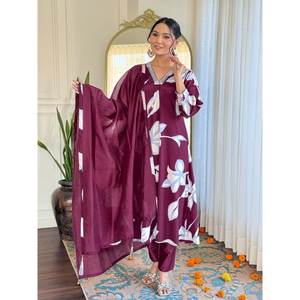 Hermosa parte superior e inferior de ropa de fiesta con Conjunto elegante de tamaño Dupatta XL - Product Image 5