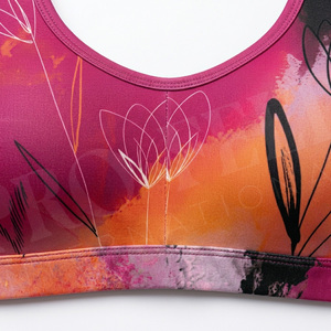 Soutien-gorge de sport élégant pour femme, dos nageur, respirant, séchage rapide, pour entraînement, gym, course à pied et activités sportives, vente en gros - Product Image 4
