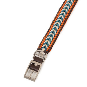 Luxury <b>braided</b> leather dog collar with durable buckle for secure fit and long lasting performance for sale in low price - Product Image 6