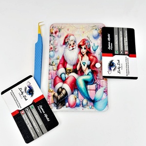 Nouveauté Noël Lovely Santa Jalpari Palette de carreaux de cils en plastique à la mode Outils d'extension Fournitures Carreaux de cils magnétiques - Product Image 5