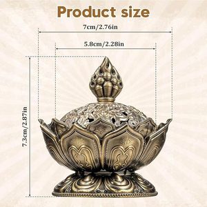 Quemador de Incienso Metálico Religioso Hecho a Mano para Aromaterapia Premium, Fragancia para el Hogar, Ecológico y Natural, M/S SHAAD - Product Image 2