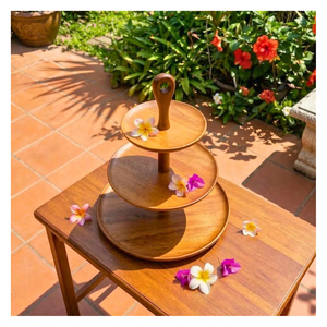 On Budget Wooden <b>Cake</b> <b>Stand</b> Affordable Wooden <b>Cake</b> <b>Stand</b> Fruit <b>Stand</b> <b>Cake</b> <b>Stand</b> Dessert Serving Display Tableware Use - Product Image 1