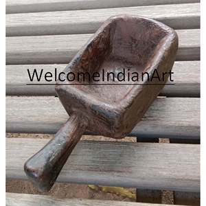 Cuchara de madera rústica vintage decoración del hogar estilo antiguo - Product Image 4