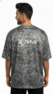 T-shirt pour homme surdimensionné, streetwear, sublimation, mode urbaine décontractée, coupe ample - Product Image 4