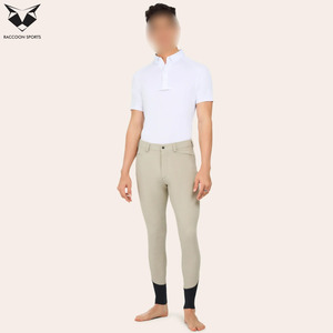 Pantalones de Montar a Caballo para Hombre, Cómodos, Duraderos, Ajustados, Elásticos, para Entrenamiento y Competición - Product Image 3