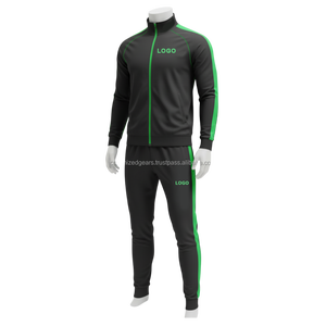 Chaqueta Deportiva Premium para Hombre, Negra y Verde, con Cierre, para Entrenamiento, Gimnasio y Uso Casual, Nuevo Diseño 2026 - Product Image 1