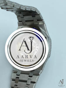 นาฬิกาข้อมือผู้ชาย AARVA JEWELS หรูหรา ตัวเรือนสแตนเลสสตีล ขนาด 25 มม. กระจกแซฟไฟร์ ระบบดิจิตอล ตัวล็อคแบบซ่อน ดีไซน์วินเทจ กันน้ำ 3BAR - Product Image 3