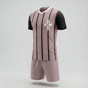 Uniforme de Fútbol de Primera Calidad con Cuello en V, Diseño OEM, Tela 100% Poliéster, Técnica de Teñido Liso - Product Image 1