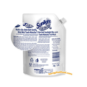 Detergente Líquido para Platos Sunlight con Aroma a Té Verde Matcha, Ecológico, 2 kg, Limpiador de Cocina - Product Image 5