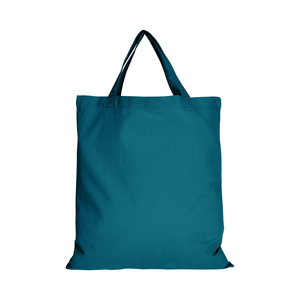 Custom Solid Color And Logo Winter Open Cotton Canvas Tote <b>Bag</b> Woven Short Handle Portable Fashion Shopping Gift - Product Image 1