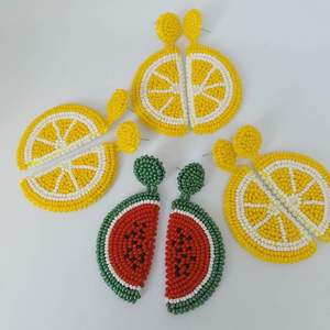 Pendientes colgantes tradicionales bohemios hechos a mano con cuentas para mujer a precio económico - Product Image 5