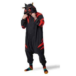 Pijama de Invierno para Mujer, de Forro Polar, con Cierre Frontal Completo, Manga Larga, Diseño de Puntos, Suave y Cómodo, Talla Grande, Precio Económico - Product Image 1
