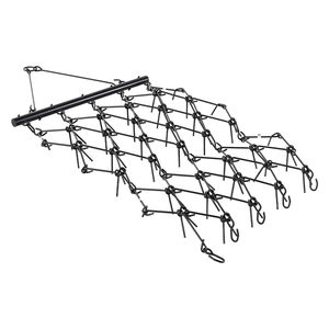 Erpice a dischi resistente da 1,2 m x 1,7 m con 80 denti affilati per ATV, UTV, trattori per la preparazione del terreno in azienda agricola - Product Image 1
