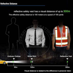 เสื้อกั๊กสะท้อนแสง LED คุณภาพสูง ANSI Class 1 กันน้ำ สำหรับใช้งานกลางแจ้ง เพิ่มความปลอดภัย มองเห็นได้ชัดเจน พร้อมโลโก้สั่งทำได้ ใช้งานได้หลากหลาย - Product Image 5