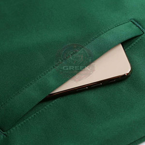 Survêtements d'entraînement sportifs d'hiver confortables et respirants, col montant, couleur unie, haute qualité pour hommes - Product Image 5