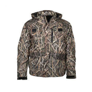Veste matelassée à capuche pour homme BIG TEN APPAREL, fermeture éclair, coupe classique, extérieur en polyester, vêtements d'hiver, style chasse, chauffante, anti-UV - Product Image 1